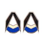 Minimal Stud Blue Acrylic Earring