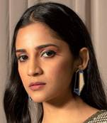 Statement Earwear Blue Acrylic Earring