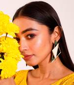 Mismatch Earwear Green Acrylic Earring