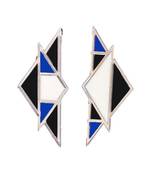 Mismatch Earwear Blue Acrylic Earring