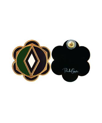 Flower Earwear Green Acrylic Earring 3