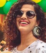 Flower Earwear Grey Acrylic Earring