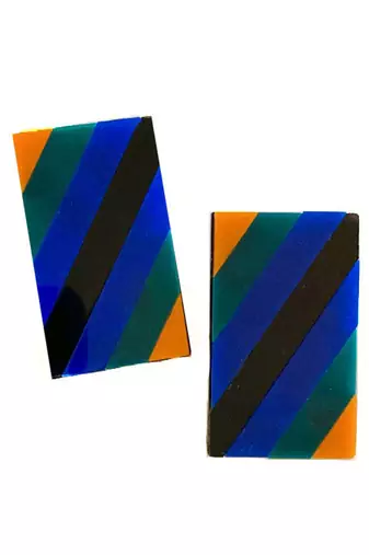Multi Coloured Earwer Acrylic Earring