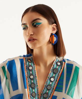 Semi-Geomatric Earwear  Acrylic Earring 1
