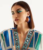 Semi-Geomatric Earwear  Acrylic Earring