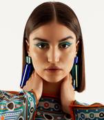 Multilane Mismatch Drop Earwear  Acrylic Earring