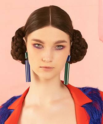 Multilane Mismatch Drop Earwear  Acrylic Earring 3