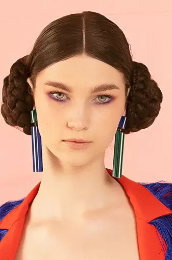 Multilane Mismatch Drop Earwear  Acrylic Earring