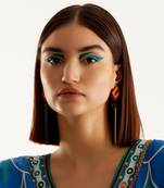 Four Sided Stud Dangler Acrylic Earring