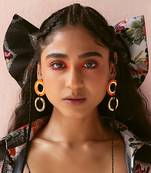 Double 'O' Earwear  Acrylic Earring