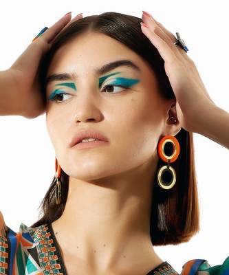 Double 'O' Earwear  Acrylic Earring 2