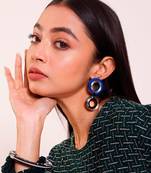 Double 'O' Earwear Acrylic Earring