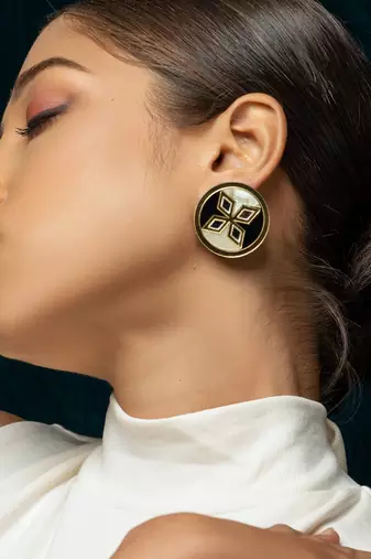 Opaline Studs
