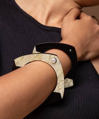 Twotone Stackable Bangles 1