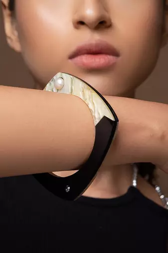 Twotone Stackable Bangles