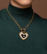 Geomatric Heart Toggle Link Neckwear