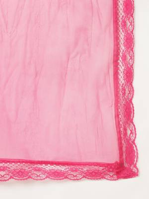 Pink floral print cotton salwar 3