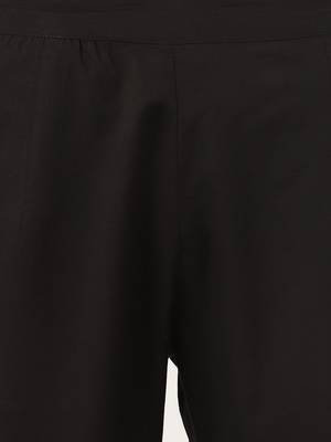 Black floral print cotton salwar 2