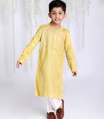 KID1 Zig Zag Print Kurta Pajama