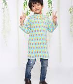 KID1 Pina colada boys kurta only