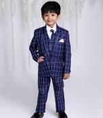 KID1 4PCS Party Wear Suit With Tia