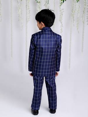 KID1 4PCS Party Wear Suit With Tia 3