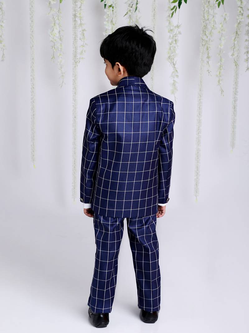 KID1 4PCS Party Wear Suit With Tia