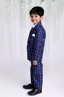 KID1 4PCS Party Wear Suit With Tia