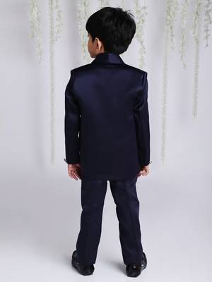 KID1 4PCS Party Wear Suit With Tia 3