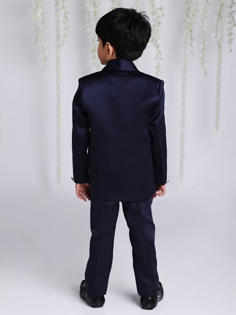 KID1 4PCS Party Wear Suit With Tia