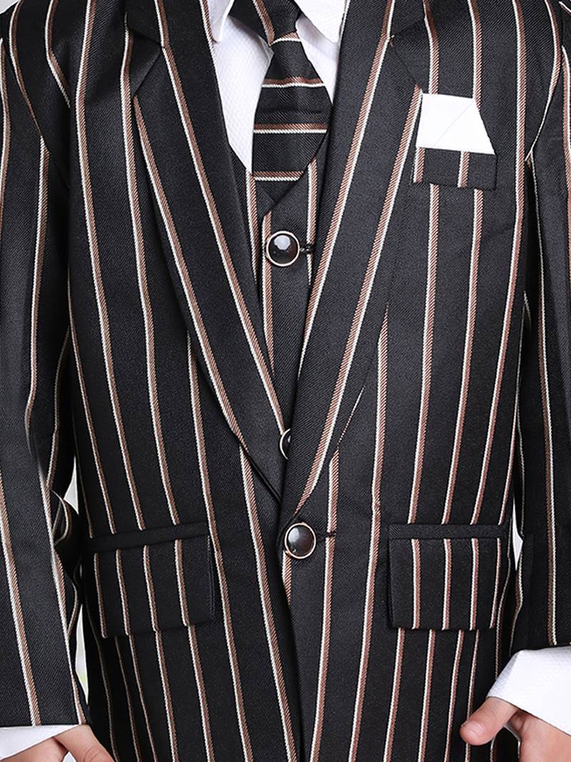 KID1 4PCS Party Wear Suit With Tia