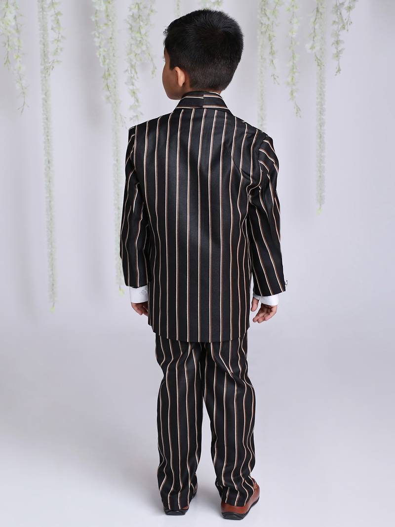 KID1 4PCS Party Wear Suit With Tia