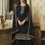 Black Colour Heavy Embroidery Work Sharara Dress For Eid
