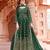 Green Colour Designer Embroidery Work Pattern Sharara Suit For Wedding