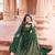Green Colour Designer Embroidery Work Pattern Sharara Suit For Wedding