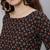Black Printed Cotton Kurta Trouser With Dupatta Set