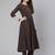 Black Printed Cotton Kurta Trouser With Dupatta Set