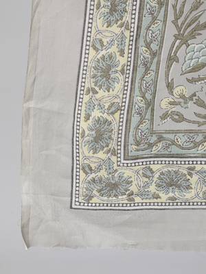 Grey Printed Cotton Kurta Palazzo With Dupatta Set 4