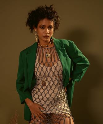 Blue Knotted Dress 2