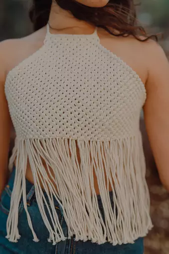 Macrame Top Short