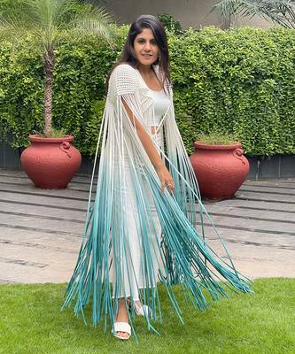 Shrug Ombre L - Blue 1