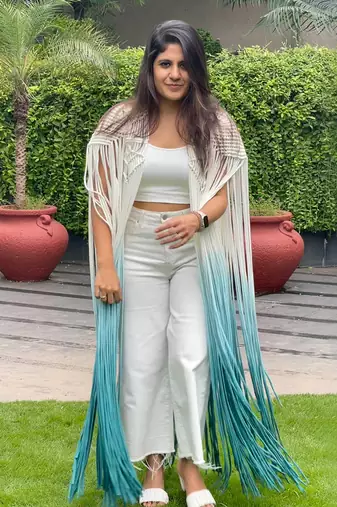 Shrug Ombre L - Blue