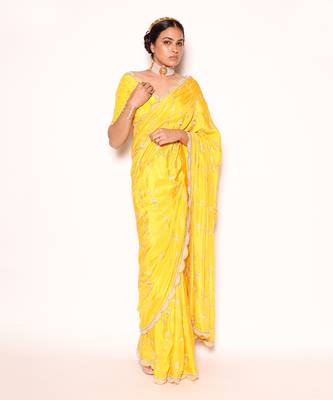 Yellow Saree 1