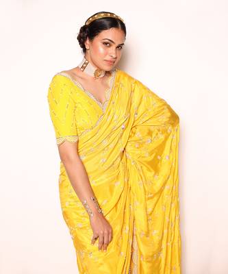 Yellow Saree 5