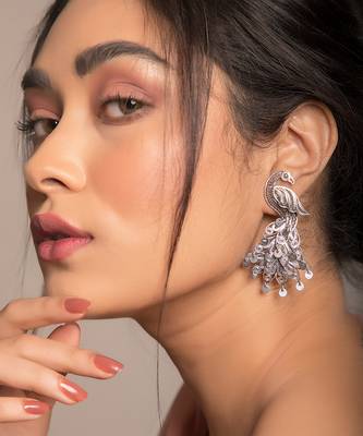 Mayurani Earring Designs Silver 1