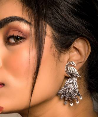 Mayurani Earring Designs Silver 3