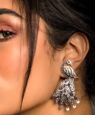 Mayurani Earring Designs Silver 6