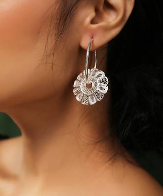 Yazmine Silver Earrings Bali 1