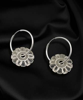 Yazmine Silver Earrings Bali 2