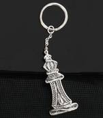 Marino Silver Anchor Keychain Handcrafted with Filigree Work